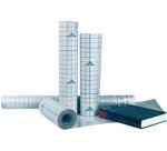 Film pvc adhesif transparent pour la couverture de livre   pose defere lux cristal dim.  10mx320mm specifique