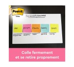 Bloc-notes post-it 655 76x127mm 100f                 repositionnables coloris vert fluo