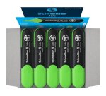 Surligneur schneider job pointe biseautee rechargeable avec maxx 660 refill station  resiste evaporation vert