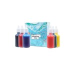 Peinture marbling oz international base d'huile encre distillée eau marbrure résistante kit 6 couleurs classiques 25ml