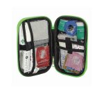 Trousse de secours spéciale école centre aéré fermeture zip 6 compartiments 2 accroches ceinture contenance 77 pièces