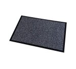 Tapis anti-poussière paperflow polyamide premium 60x90cm aspect velour coloris gris