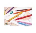 Crayon couleur bic kids evolution triangulaire resine de synthese ultra-resistant   maxi classpack 216 unites