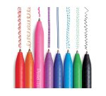 Stylo-bille pentel izee a capuchon pointe moyenne 1mm   encre faible viscosite        rechargeable violet