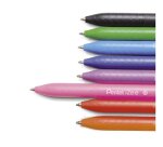 Stylo-bille pentel izee retractable ecriture moyenne  pointe 1mm encre faible       viscosite rechargeable bleu