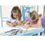 Feutre coloriage stabilo power recharge coffret schoolpack  pointe moyenne bloquée coloris rouge pochette de 12un