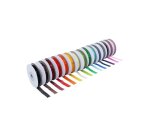 Rubans organza sodertex 9mm x 10ml coloris assortis pack de 15 pieces