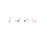 Sprays sodertex pour aqua perles 90x20mm 5 pcs coloris  assorti
