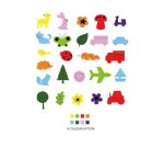 Gommettes sodertex eva adhesives 1,5mm 400 pcs 8     coloris assortis