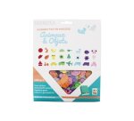 Gommettes sodertex eva adhesives 1,5mm 400 pcs 8     coloris assortis