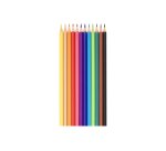 Crayon couleur jovi woodless triangulaire mine resistante  haut pouvoir couvrant inodore couleurs vives pack 288 unités