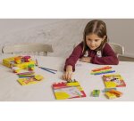 Crayon couleur jovi woodless triangulaire mine resistante  haut pouvoir couvrant inodore couleurs vives pack 288 unités