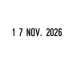 Tampon dateur trodat printy 4820 encrage automatique 1 ligne taille empreinte 27x4mm coloris noir