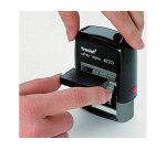 Tampon dateur trodat printy 4820 encrage automatique 1 ligne taille empreinte 27x4mm coloris noir