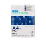 Papier multifonction  greening a4 80g haute        qualité pefc blancheur 146 opacité 92 rigidité 112 500f .