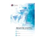 Registre appel journalier éditions fuzeau couverture 250g/m2 a4 210x297mm découpé
