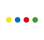 Gommette apli agipa adhésive ronde 20mm coloris assortis boîte 4 rouleaux 7080 unités