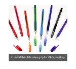 Stylo-bille pentel feel-it écriture moyenne pointe 0.7mm encre coloris rose