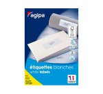 Etiquette universelle, 70 x 50,8 mm, coins droits