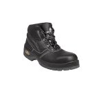 Chaussure haute cuir croupon pigmenté mesh polyamide semelle pu bi-densité coloris noir taille 36 paire