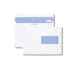 Enveloppe gpv c5 162x229mm 90g adhésive fermeture rapide sécurisée définitive fenêtre 45x100mm blanche boîte 500 unités