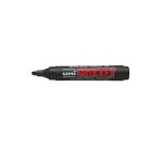 Marqueur uniball uni prockey permanent pointe biseautée tracé 2/5mm encre sans alcool corps plastique pochette 8 unités