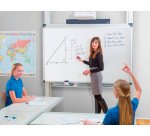 Marqueur edding e-660 tableaux blancs effacable a   sec pointe moyenne trace      1,5/3mm bleu pack 17 + 3