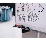 Marqueur edding e-660 tableaux blancs effacable a   sec pointe moyenne trace      1,5/3mm bleu pack 17 + 3