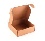 Boite expedition postale kraft brun petit format       solide rigide renforts        exterieurs montage facile