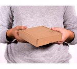 Boite expedition postale kraft brun petit format       solide rigide renforts        exterieurs montage facile