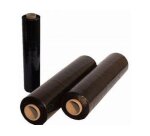 Film etirable manuel cast eco polyethylene 20 microns face  interne collante 450mmx270m   coloris opaque noir