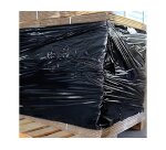 Film etirable manuel cast eco polyethylene 20 microns face  interne collante 450mmx270m   coloris opaque noir