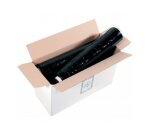 Film etirable manuel cast eco polyethylene 20 microns face  interne collante 450mmx270m   coloris opaque noir