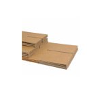 Tube d expedition carre cartonkraft recycle simple cannelureprotection renforcee aux      extremites 15x15x60cm