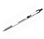 Stylo-bille paper mate 046 rt retractable pointe moyenne    0,7mm sachet 3 unites         assorties noir bleu rouge
