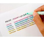 Surligneur pilot frixion light soft effacable pointe   moyenne coloris jaune pastel