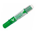 Pack pilot v-board master 10 marqueurs effacables a sec    pointe conique moyenne 10 recharges 5 offertes coloris vert