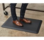 Tapis antifatigue maty flex lutte contre les douleurs au  dos et aux pieds maison       bureau usine 51x99cm noir