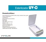 Boitier de sterilisation uvc innova detruit                micro-organismes et bacteries pour portables cles lunettes