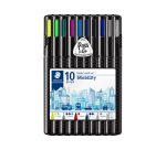 Etui staedtler triplus mobily set 10 unites 4 feutres 2     stylos 1 porte-mine 2         surligneurs 1 regle