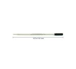 Recharge bille monteverde cross m pointe moyenne        coloris noir tube 50 unites