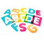 Pochoir alphabet culture club en plastique lettres          majuscules 20x16cm paquet 26  unites
