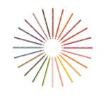 Etui de 24 crayons de couleur Intensity.. Couleurs miscibles assorties.