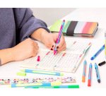 Stylo-bille schneider slider edge xb couleurs assorties pack 6 unites