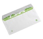Enveloppe gpv c6 bande de protection 80g recycles       114x162 blanche boite de 200