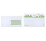 Enveloppe gpv c6 bande de protection 80g recycles       114x162 blanche boite de 200