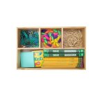 Organisateur cep bambou naturel 4 compartiments       vernis protecteur