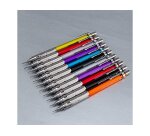 Porte-mines pentel graphgear 300 canon fixe 4mm mine 0,7mm grip metal gomme avec capuchoncorps metal coloris blanc