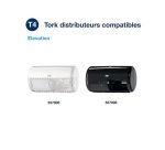 Papier toilette tork traditionnel doux premium 2   plis fsc et ecolabel colors   blanc paquet 6 rouleaux 198f