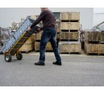 Diable viso manutention 1100x461x55mm pelle acier     roues caoutchouc charge       maximale 200kg